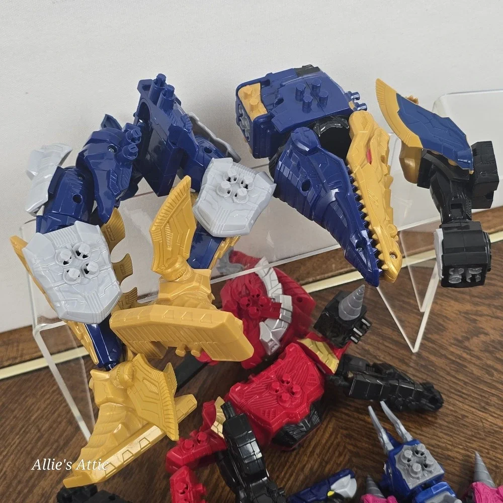 Bandai Power Rangers Dino Fury Ryusoulger DX Megazord Figures Ryusoul Keys Lot